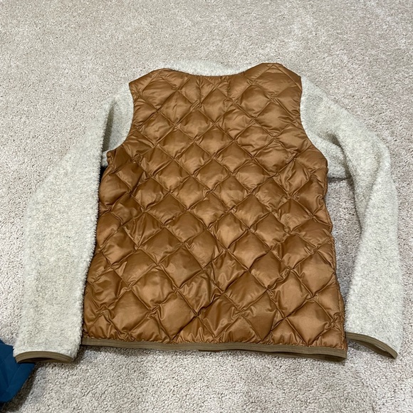 REI co op lake Wallace sherpa quilted brown jacket M - Picture 2 of 6